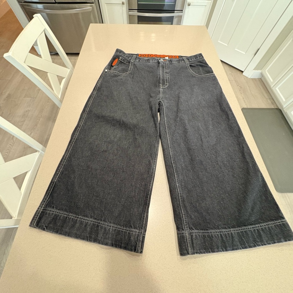 JNCO wide loads 44 waist black 30inch leg opening baggy